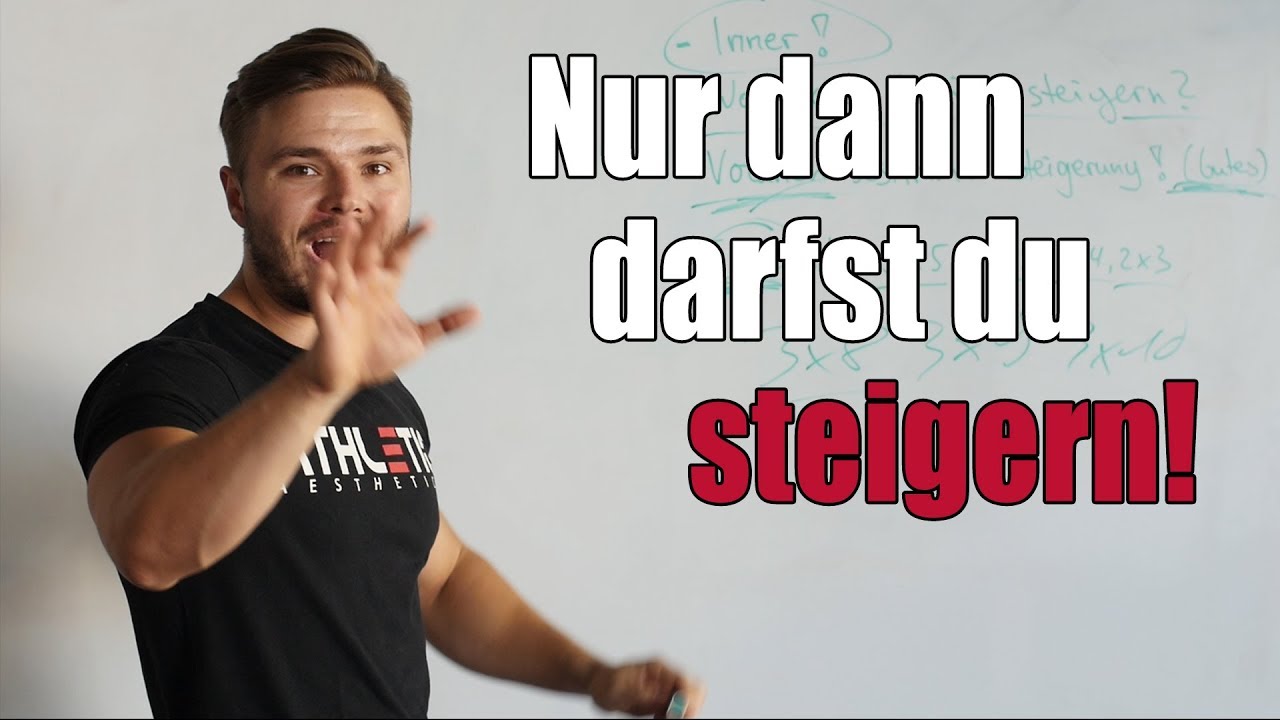 WANN Trainingsgewichte steigern? Nur so machst Du Fortschritte!