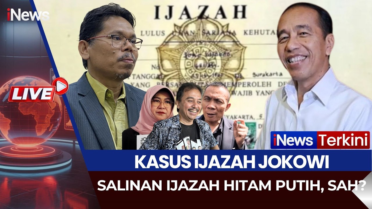 🔴LIVE POLEMIK SALINAN IJAZAH JOKOWI HITAM PUTIH, SAH? | 25/02