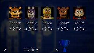 5/20 JOLLY MODE! | JOLLY 2 | CUSTOM NIGHT | MODO 5/20 | FNAF FAN GAME 2016 |