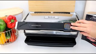 Rowenta OptiGrill Elite XL mit abnehmbaren Platten, intelligentem  Innengrill und 16 Automatikprogrammen. Ideal für 8 Personen. Inklusive  Rezeptbuch. Farbe: Silber/Schwarz.