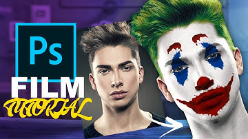 How to turn yourself into the Joker! / Photoshop Tutorial / Free Template