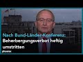 Bund-Länder-Konferenz: Erhard Scherfer zu den Ergebnissen der Konferenz am 15.10.20