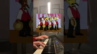 Baby On Board by the Be-Sharps from the Simpsons! #piano #simpsons