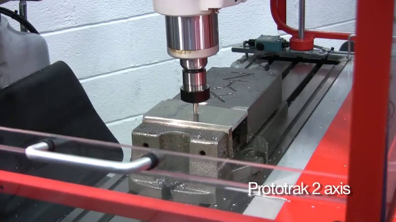 Prototrak 2 Axis Cnc Machining Control Youtube