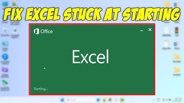 Fix Microsoft Excel Stuck at Starting on Windows 11