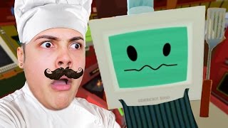 HOW TO COOK FOOD IN VIRTUAL REALITY  !!!  Gourmet Chef (Job Simulator HTC VIVE)