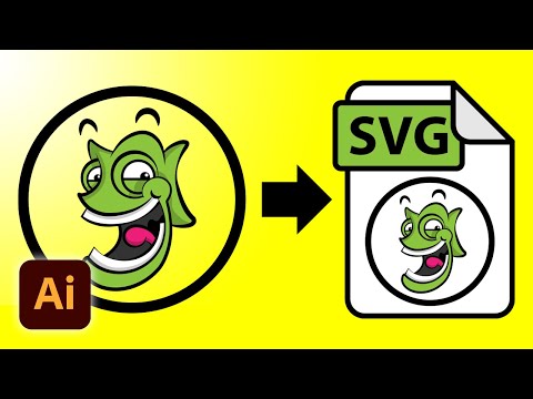 Как экспортировать файл SVG в Illustrator CC