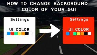 How to make a Color Changing GUI in Roblox Studio