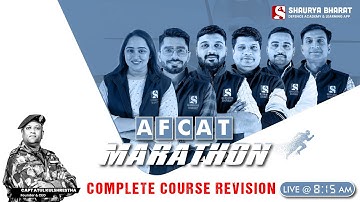 AFCAT 2022 Marathon - Complete Revision, Important Questions - AFCAT 1 2022 (Day - 2)