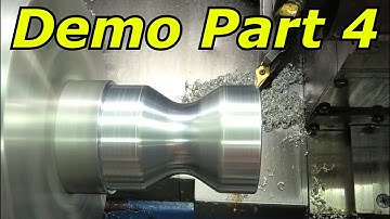 Mazatrol Programming Tutorial CNC Turning Demo Part 4