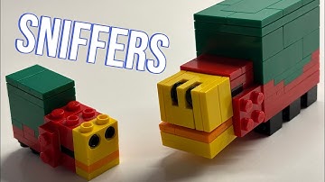 How to Build a LEGO Minecraft Sniffer (baby included)