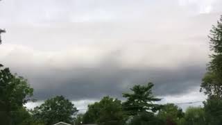 July 14, 2018 shelf cloud in Springfield, IL