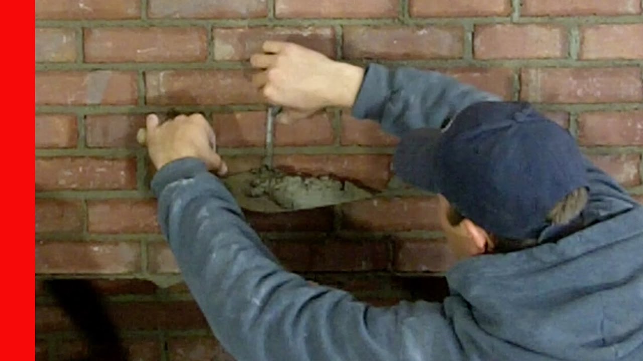 Brick Wall Repair - YouTube
