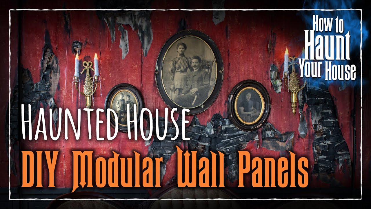 Haunted House DIY Modular Wall Panels YouTube