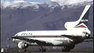 Delta Airlines plane spotting at Salt Lake City (SLC) 1995