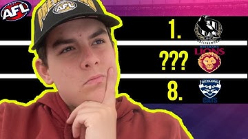 Top 8 *EARLY* AFL Ladder Predictions 2023