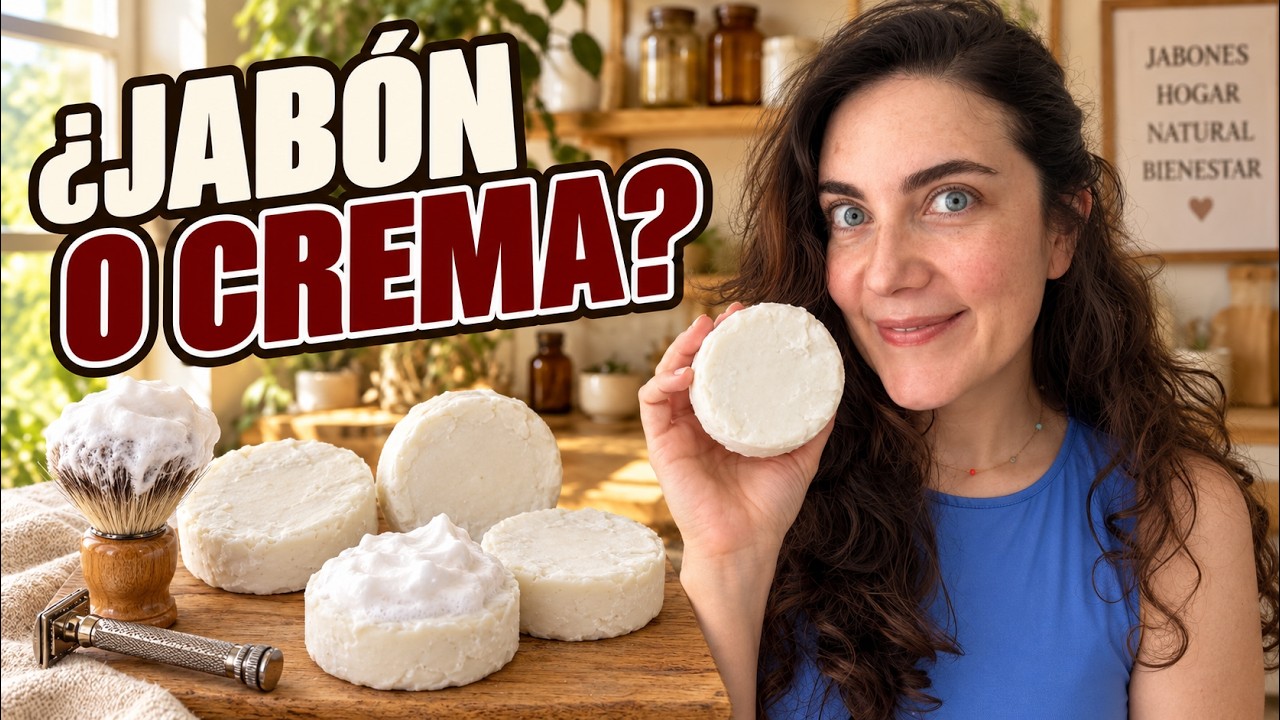 Jabón de afeitar con espuma cremosa: receta casera