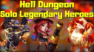 Hell Dungeon Solo Heroes | Castle Clash
