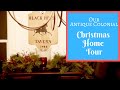 Welcome to my first Christmas home tour in our antique home in New England