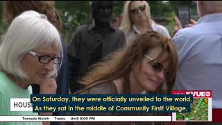 KVUE Covers Community First! Village Statue Unveiling