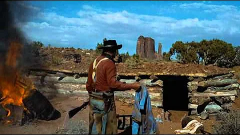 The Searchers: John Wayne returns to his family's homestead.