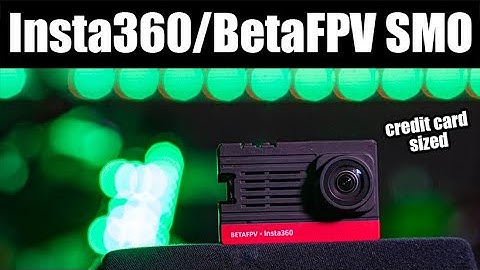 The Insta360 SMO is a credit-card-sized HD 4k Camera for Ultralight and Cinewhoops