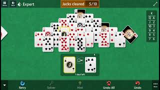 Solitaire & Casual Games Pyramid Expert Daily Challenge March 9, 2025 screenshot 5