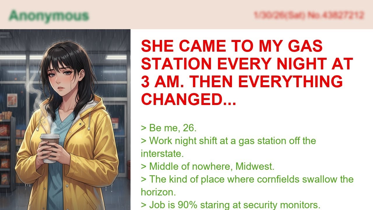 She Came To My Gas Station Every Night At 3 AM. Then Everything Changed...