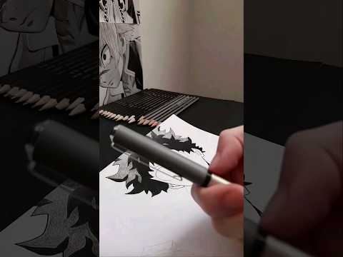 رسمت ميدوريا من انمي بوكونو هيرو رسم Anime Drawing Art Explore Edit Shorts Bokunoheroacademia 