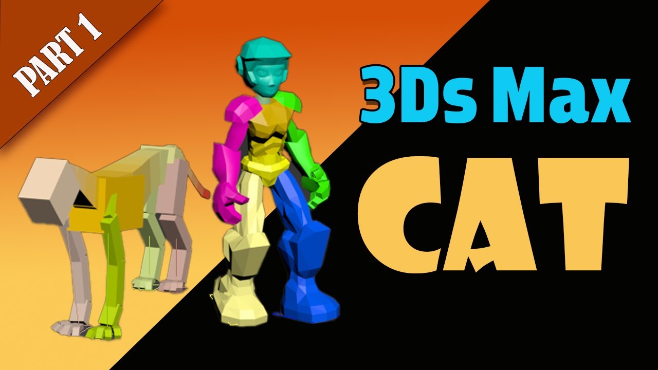 3ds max cat #3D #characters تعلم تحريك الأشخاص والحيوانات ببرنامج كات ...
