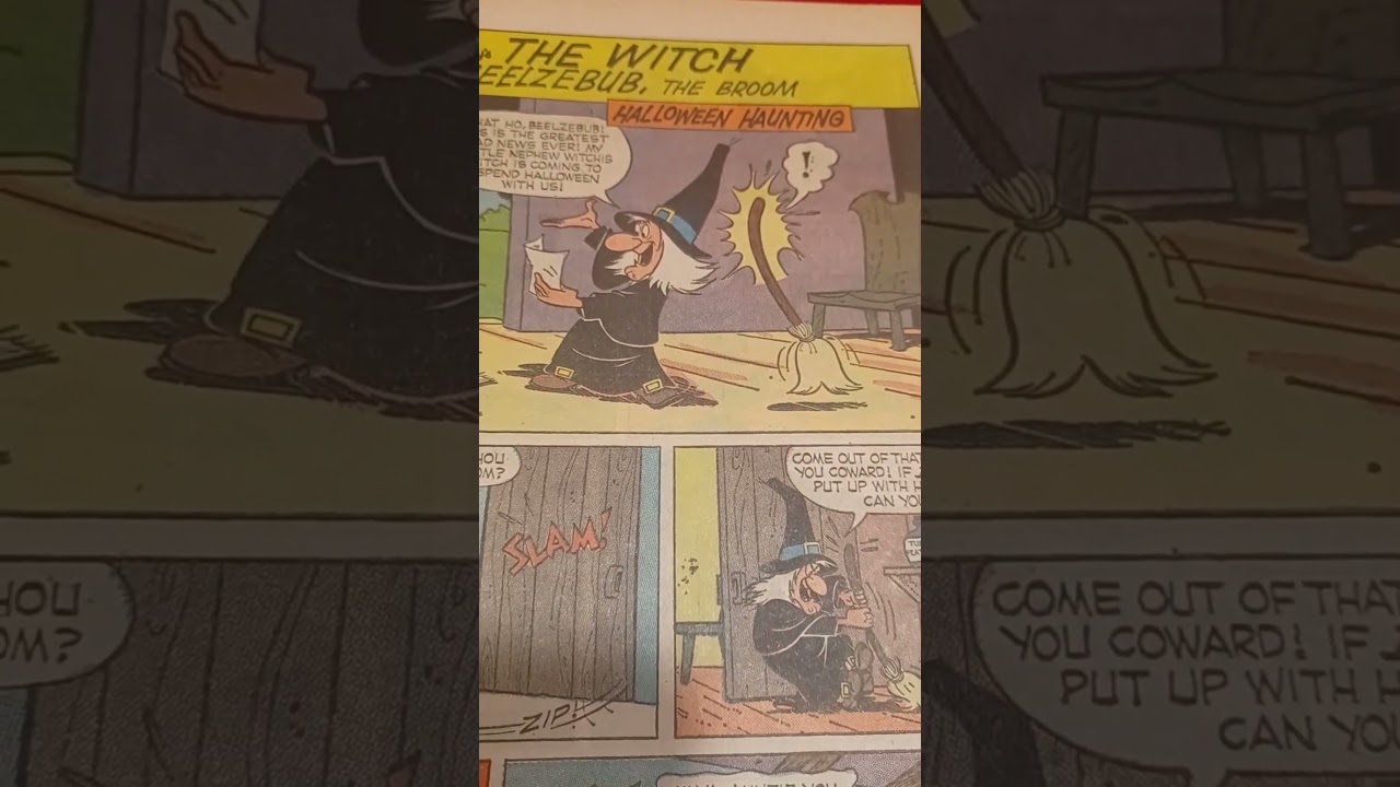 Комиксы и истории Уолта Диснея №261 «Золотой ключ» 1964 года, выпуск «Хэллоуин», обложка с Дональ...