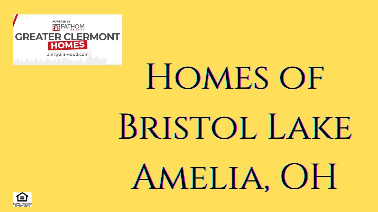 Homes For Sale In Bristol Lake Amelia Ohio YouTube