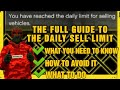 The Full Guide To The DSL Daily Sell Limit - How To Avoid And Get Off It And More - GTA Online