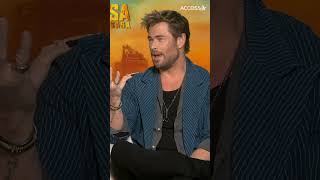 How Brad Pitt Character INSPIRED Chris Hemsworth's Kid's Name #short