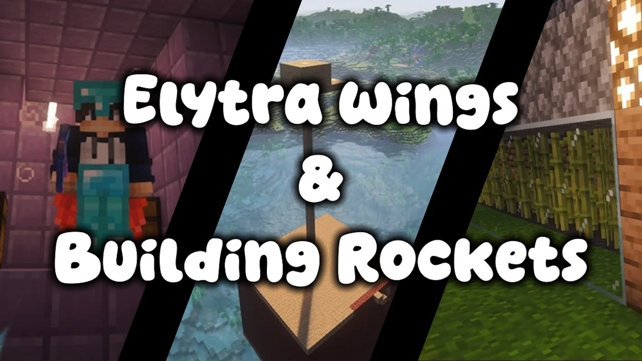 I Got Elytra Wings… While My Friend Built the Rockets - YouTube