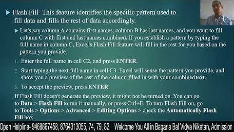 Class VI COMPUTER:- Editing &. Formatting in Excel- 4 Ch-4
