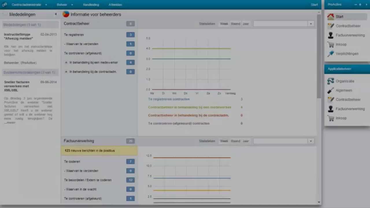 Helder Software Video demonstratie ProActive Contractbeheer