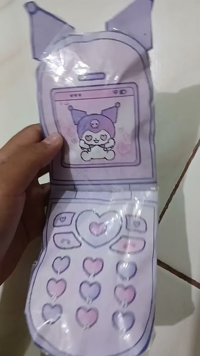 ini adalah mainan HP baru aisyah ini HP mainan aisyah yang kuromi cantik kan #sprunki #kuromi 😍