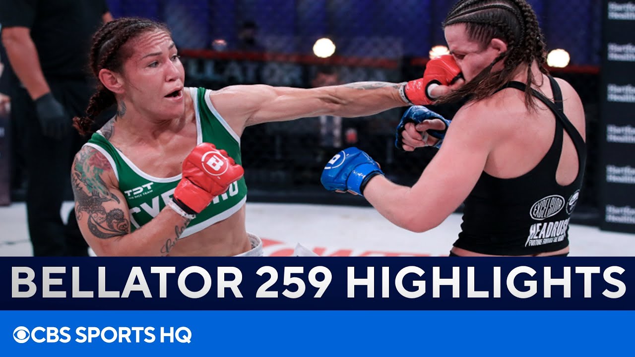 Cris Cyborg DOMINATES Leslie Smith Bellator 259 Highlights CBS Sports HQ