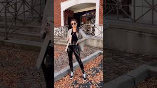 Leather Look  - Leather Pants - PVC, Leather, Faux Leather Leggings, Latex Leggings - Lookbook