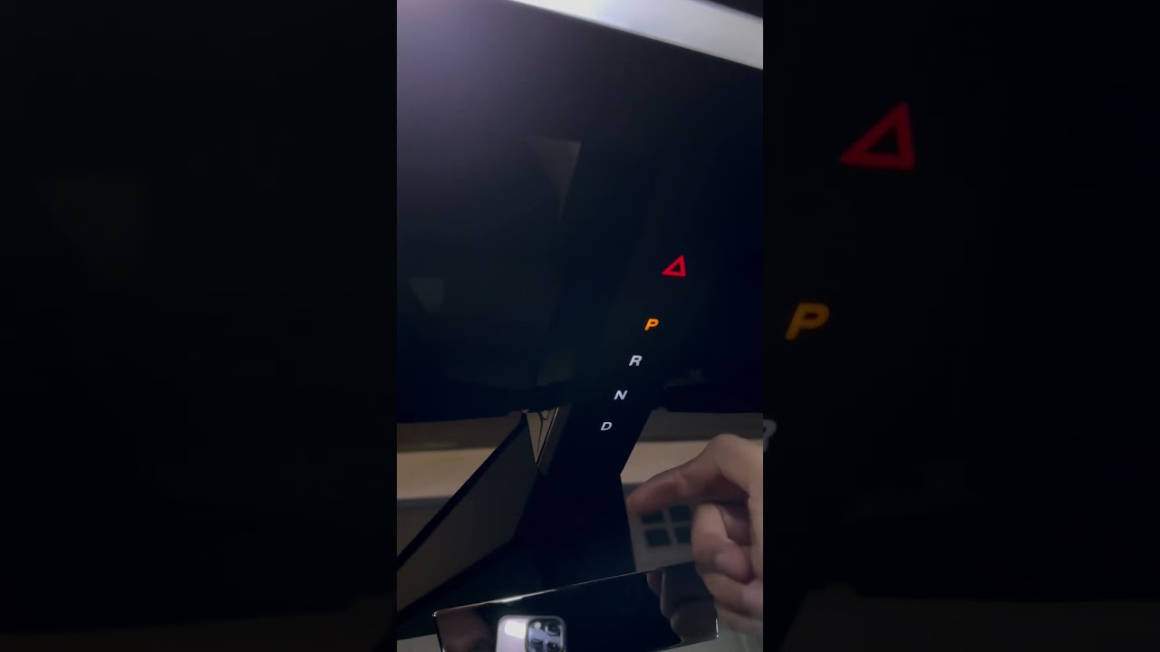 Cybertruck Broken Screen Alternative Drive Buttons 