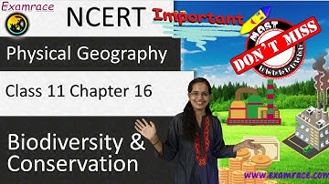 NCERT Class 11 Physical Geography Chapter 16: Biodiversity and Conservation | English
