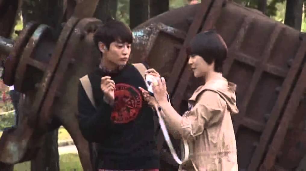 Minho & Sulli (Minsul scenes) / Park scene TTBY Making of DVD