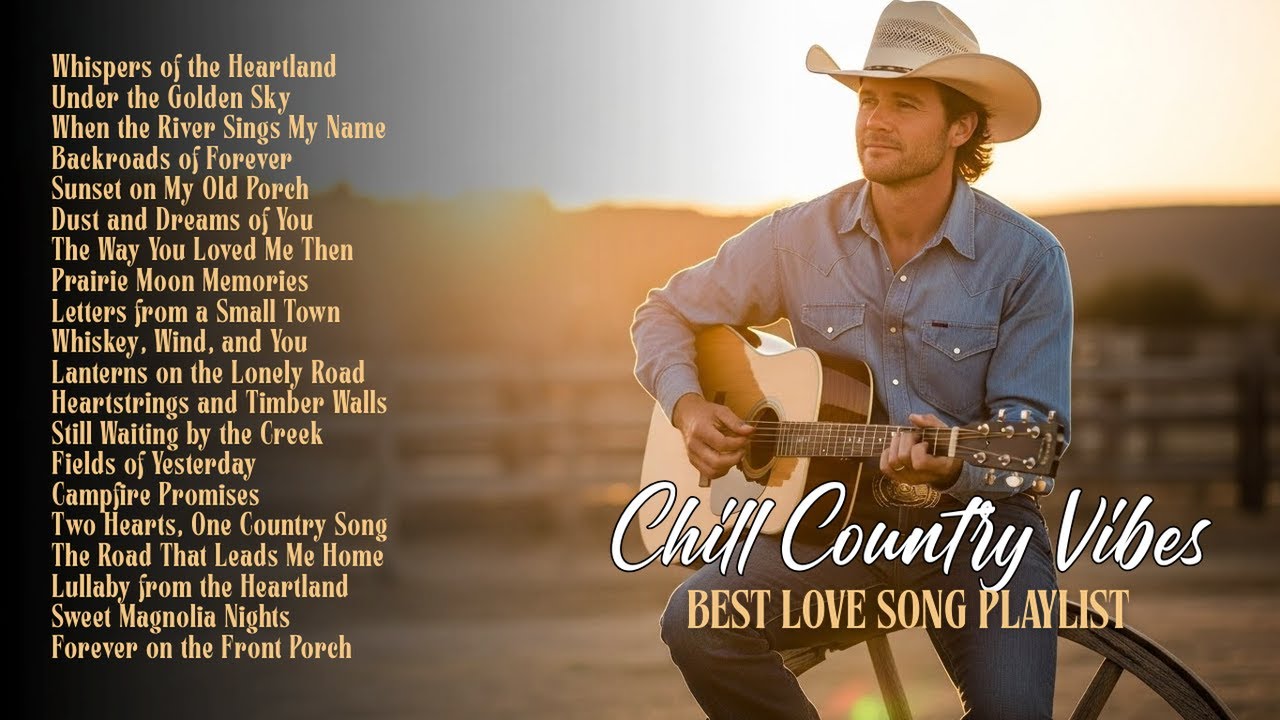 Nostalgic Country Love Hits | Rainy Day Acoustic Mix – Chris Stapleton & Luke Combs