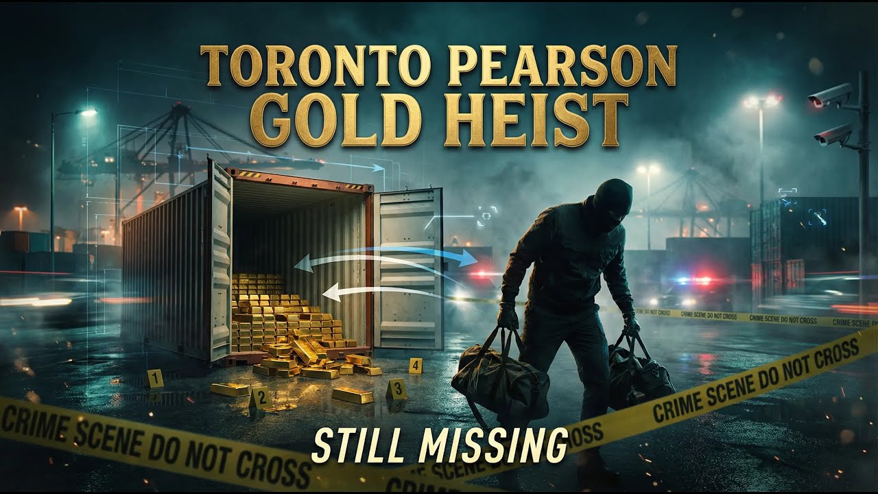 Ограбление золотом в районе Пирсон, Торонто — 20 миллионов долларов до сих пор не найдены.