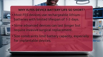 Why Is FES Device Battery Life So Short? - Neurotech Insight Pro