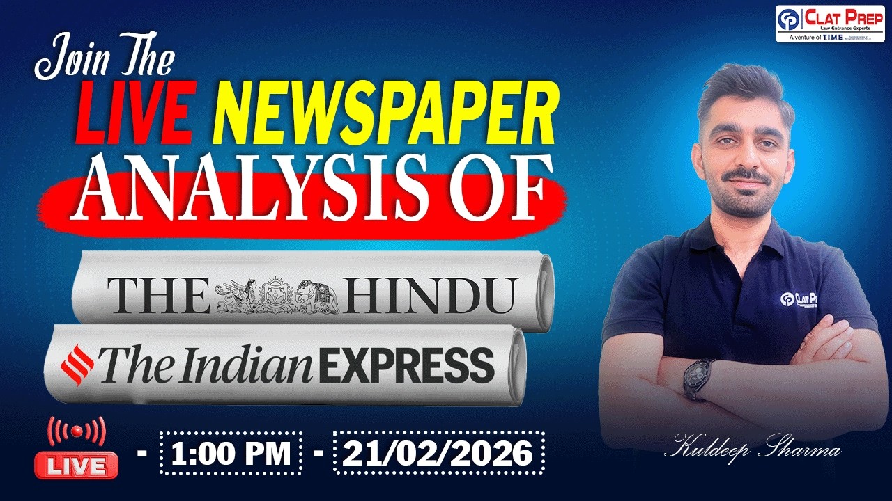 The Hindu News Analysis for CLAT 2027 (23 February, 2026) Current Affairs & GK | Clat Prep