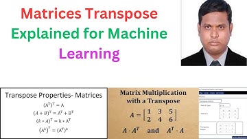 Matrix Transpose Explained in Bangla | Essential Concept for Machine Learning