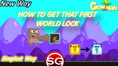 Growtopia How To Get Your First World Lock