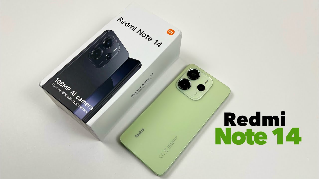 Redmi Note 14 Lime Green - Unboxing & initial setup - YouTube